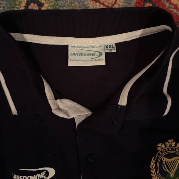 Vintage Lansdowne Ireland Rugby Polo Jersey - Picture 3 of 3